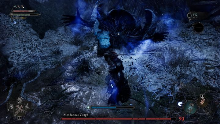 Boss po pewnym czasie zamknie swoją twarz, przez co frontalne ataki nie zrobią na nim wrażenia - Lords of the Fallen: Jak pokonać bossa Zakłamane Oblicze? - Lords of the Fallen - poradnik do gry