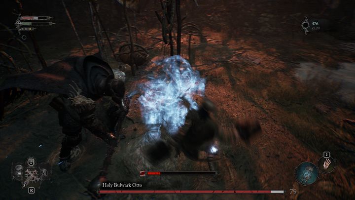 Święty szaniec Otto będzie machać swoją bronią w niezbyt szybkim tempie, większość jego ataków jest linearnych i bardzo przewidywalnych - Lords of the Fallen: Jak pokonać bossa Święty szaniec Otto? - Lords of the Fallen - poradnik do gry