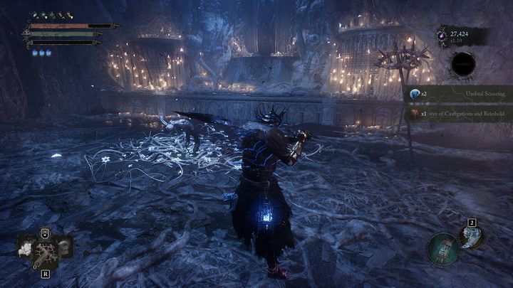 Ponadto, po wejściu w interakcje z Piętnem Umbralu, które znajduje się na arenie, dostaniecie - Lords of the Fallen: Jak pokonać bossa Tancred, Najwyższy Karciciel - Lords of the Fallen - poradnik do gry