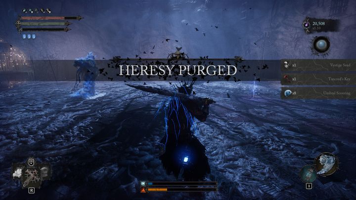 Za pokonanie Tancreda, Najwyższego Karciciela oraz Reinholda Uwięzionego otrzymacie następujące nagrody - Lords of the Fallen: Jak pokonać bossa Tancred, Najwyższy Karciciel - Lords of the Fallen - poradnik do gry