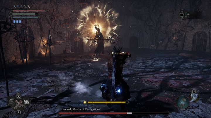 Tancred może zyskać wtedy również dostęp do groźnego ataku - Lords of the Fallen: Jak pokonać bossa Tancred, Najwyższy Karciciel - Lords of the Fallen - poradnik do gry