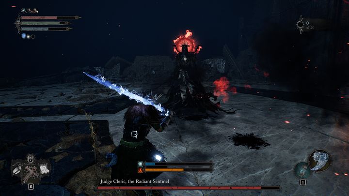 Większość ataków Sędzi i Kapłanki, Strażniczki Blasku mają te same animacje - Lords of the Fallen: Jak pokonać bossa Sędzia i Kapłanka, Strażniczka Blasku? - Lords of the Fallen - poradnik do gry