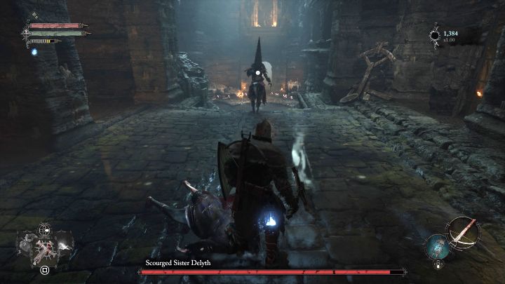 Pełny opis konfrontacji ze Strapioną siostrą Delyth znajdziecie w rozdziale Bossowie naszego poradnika - Lords of the Fallen: Jak zabić wroga z niebieskim paskiem zdrowia? - Lords of the Fallen - poradnik do gry