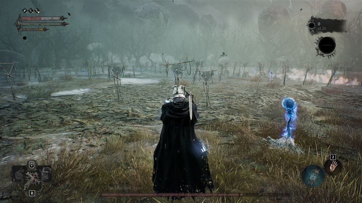 Gdy zdrowie bossa spadnie do około 60%, Uciszony Święty wzmocni swoją broń mocą korzeni - Lords of the Fallen: Jak pokonać bossa Uciszony Święty? - Lords of the Fallen - poradnik do gry