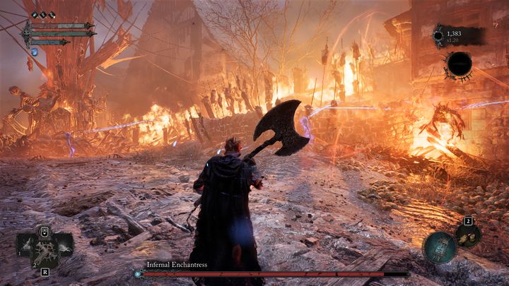 Na samym początku po wejściu na arenę skorzystajcie z latarni Umbralu, aby odszukać pasożyty - Lords of the Fallen: Jak pokonać bossa Piekielna Zaklinaczka? - Lords of the Fallen - poradnik do gry