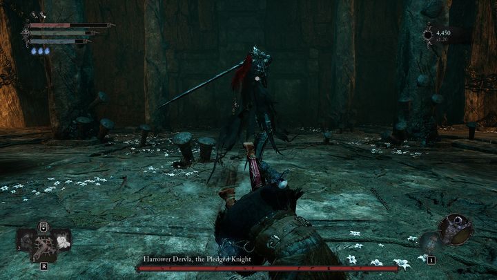 Jej głównymi atakami będą mocno sygnalizowane wymachy bronią - Lords of the Fallen: Jak pokonać bossa Dręczycielka Dervla, Zaprzysiężony Rycerz? - Lords of the Fallen - poradnik do gry