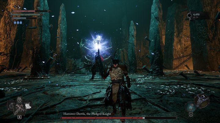 Gdy jej zdrowie spadnie do około 70%, zyska wzmocnienie - Lords of the Fallen: Jak pokonać bossa Dręczycielka Dervla, Zaprzysiężony Rycerz? - Lords of the Fallen - poradnik do gry