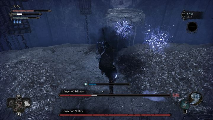 Po zranieniu pierwszego bossa do połowy zdrowia, pojawi się kolejny - Lords of the Fallen: Jak pokonać bossa Zwiastun Bezruchu, Nicości i Ciszy? - Lords of the Fallen - poradnik do gry