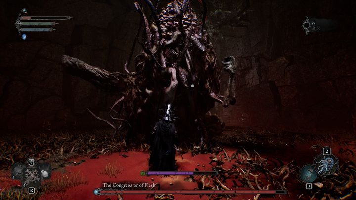 Jeśli chodzi o ataki bossa, to najczęstszym będzie dwukrotny zamach ręką - Lords of the Fallen: Jak pokonać bossa Kongregacja ciała? - Lords of the Fallen - poradnik do gry