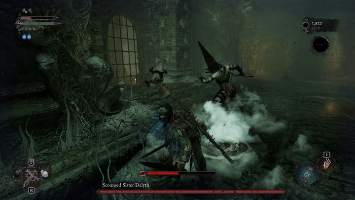 Po tym jak pozbędziecie się wzmocnienia bossa, możecie przejść do prawdziwej walki - Lords of the Fallen: Jak pokonać bossa Strapiona siostra Delyth? - Lords of the Fallen - poradnik do gry