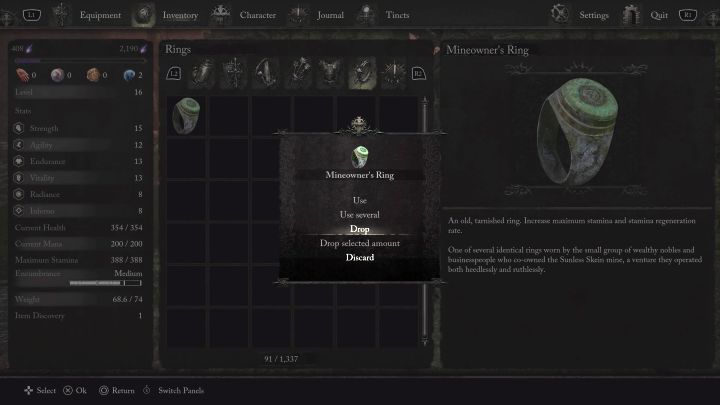 1 - Lords of the Fallen: Jak założyć pierścień? - Lords of the Fallen - poradnik do gry