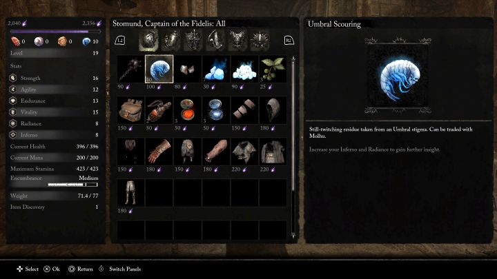 1 - Lords of the Fallen: Jakie zastosowanie mają Strzępki Umbralu? - Lords of the Fallen - poradnik do gry