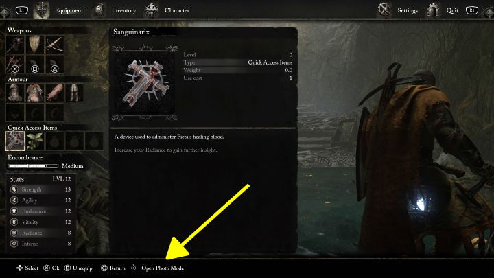 Aktywacja trybu foto pozwala dodatkowo zatrzymać rozgrywkę i może to być pomocne jeśli np - Lords of the Fallen: Tryb fotograficzny i zdjęcia 3D - Lords of the Fallen - poradnik do gry