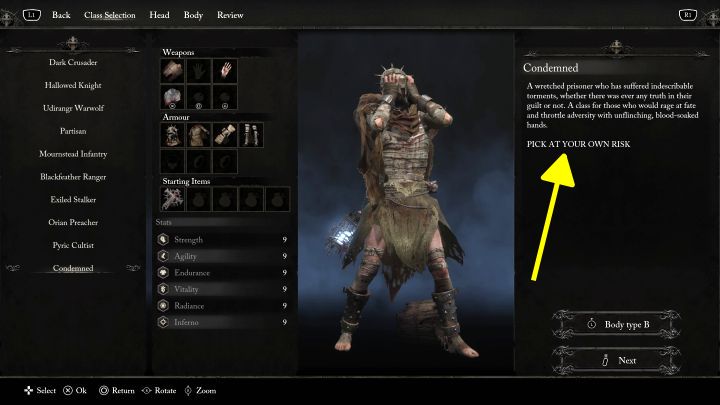 Polecane klasy na start zestawiliśmy na osobnej stronie Najlepsza klasa - Lords of the Fallen: Poziomy trudności - Lords of the Fallen - poradnik do gry