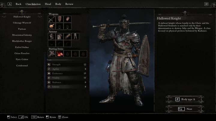 Jeśli nie jesteście zaznajomieni z tym tytułem, a Lords of the Fallen to Wasza pierwsza gra typu soulslike, to rekomendujemy wybranie klasy Czcigodny Rycerz - Lords of the Fallen: Najlepsza klasa - Lords of the Fallen - poradnik do gry