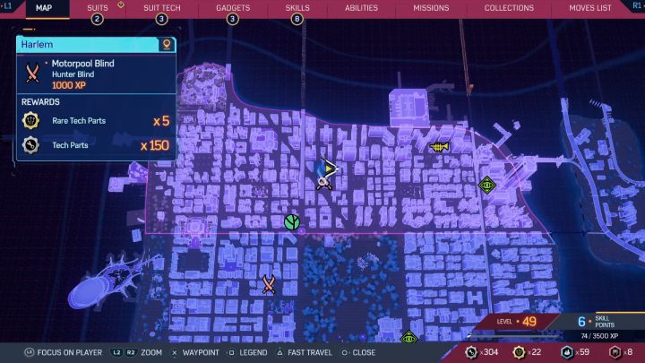 3 - Spider Man 2: Wszystkie zasłony i bazy łowców - lokacje - Spider Man 2 - poradnik do gry