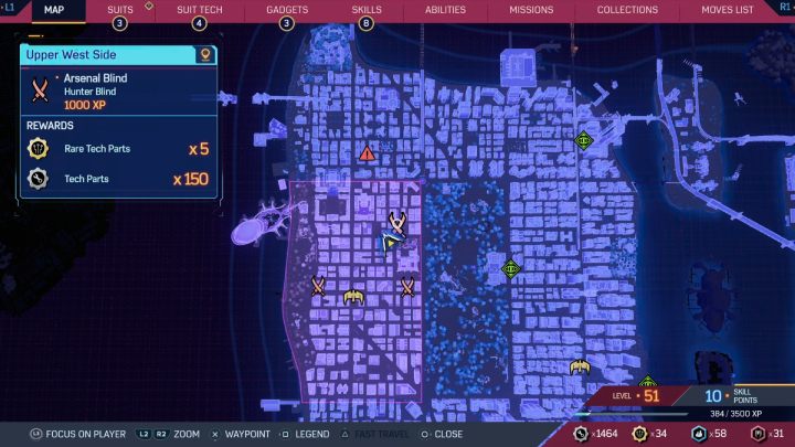 4 - Spider Man 2: Wszystkie zasłony i bazy łowców - lokacje - Spider Man 2 - poradnik do gry