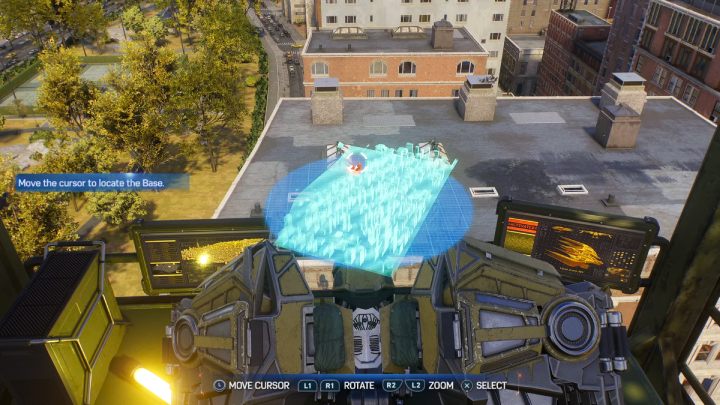 Tę zasłonę łowców odnajdziecie w zachodniej części Upper West Side - Spider Man 2: Wszystkie zasłony i bazy łowców - lokacje - Spider Man 2 - poradnik do gry