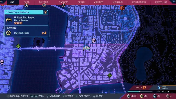 Zbadajcie transmiter i złapcie drona z zaszyfrowaną wiadomością - Spider Man 2: Wszystkie nierozpoznane cele - lokacje - Spider Man 2 - poradnik do gry