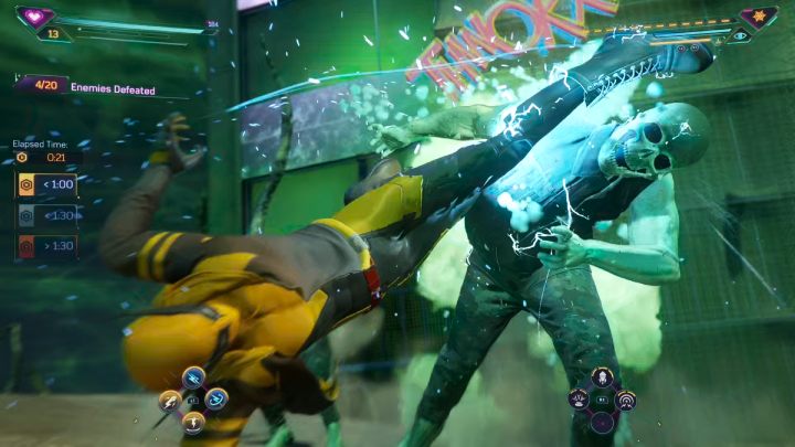 Po wejściu do Mysterium musicie pokonać 20 przeciwników przez określony czas - Spider Man 2: Wszystkie Mysteria - Grand Finale - Spider Man 2 - poradnik do gry