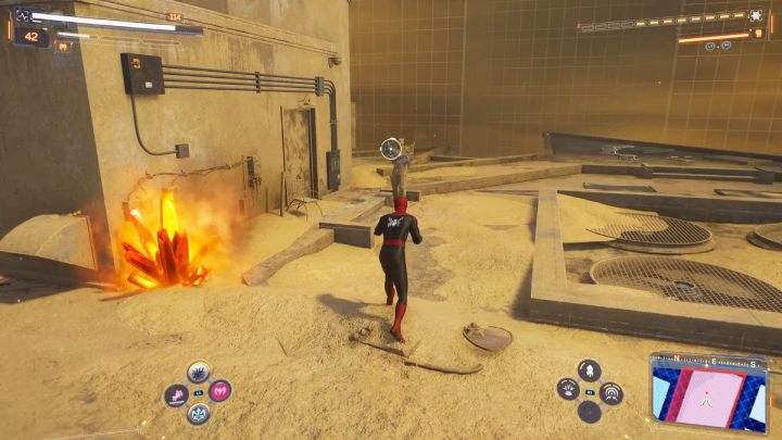 Pokonajcie wszystkich przeciwników na dachu budynku, aby podnieść znajdźkę - Spider Man 2: Wszystkie Wspomnienia Marko - lokacje - Spider Man 2 - poradnik do gry