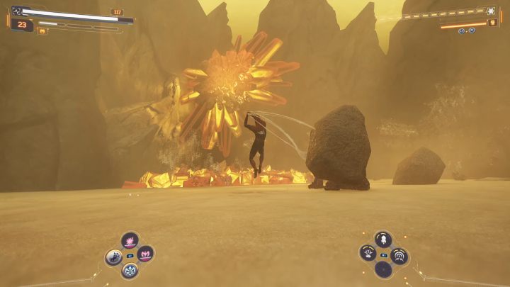 Rozbijcie duży kryształ rzucając w niego kamieniami - Spider Man 2: Wszystkie Wspomnienia Marko - lokacje - Spider Man 2 - poradnik do gry