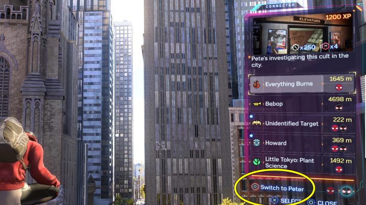 W Marvels Spider Man 2 możecie przełączać postać między Peterem a Milesem w czasie wykonywania misji pobocznych i swobodnego eksplorowania miasta - Spider Man 2: Jak zmieniać postać? - Spider Man 2 - poradnik do gry