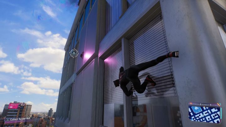 Ten Spider Bot jest na szczycie wysokiego wieżowca - Spider Man 2: Wszystkie Spider Boty lokacje - Spider Man 2 - poradnik do gry