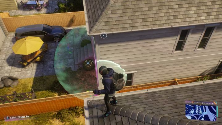 Ten Spider Bot jest na tyłach domu - Spider Man 2: Wszystkie Spider Boty lokacje - Spider Man 2 - poradnik do gry