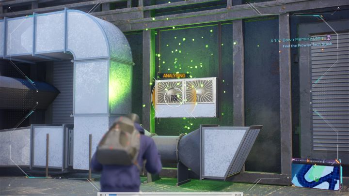 Zeskanujcie szyb wentylacyjny - Spider Man 2: Wszystkie skrytki Prowlera - lokacje - Spider Man 2 - poradnik do gry