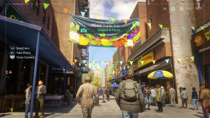 Zróbcie zdjęcie targu (farmers market) - Spider Man 2: Wszystkie szanse na zdjęcia - lokacje - Spider Man 2 - poradnik do gry