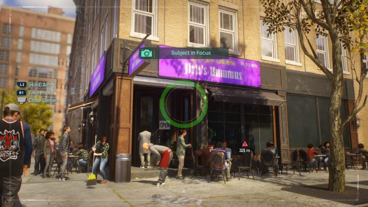 Zróbcie zdjęcie restauracji Jirjis Hummus - Spider Man 2: Wszystkie szanse na zdjęcia - lokacje - Spider Man 2 - poradnik do gry