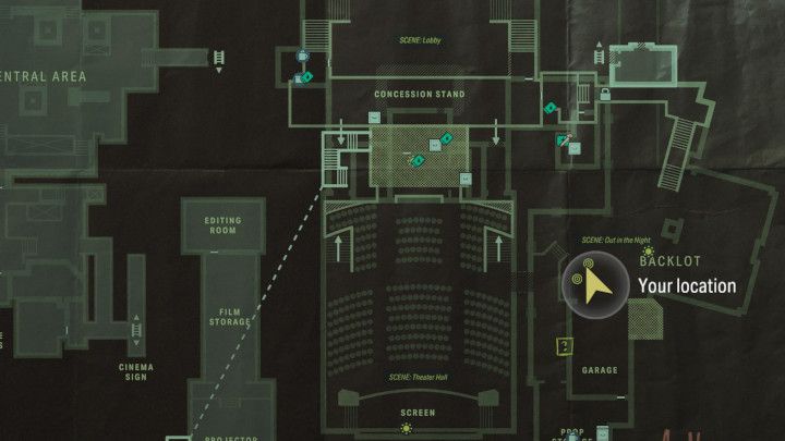 Gdy gra zaprowadzi Was w ciemny zaułek obok kina, aktywujcie scenę Najlepsi w Nowym Jorku i skierujcie wzrok w stronę zsypu na śmieci - Alan Wake 2: Wszystkie Echa - Alan - Alan Wake 2 - poradnik do gry