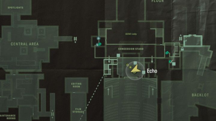Po zmianie sceny w okolicach lobby otrzymacie dostęp do pomieszczenia przypominającego garderobę - Alan Wake 2: Wszystkie Echa - Alan - Alan Wake 2 - poradnik do gry