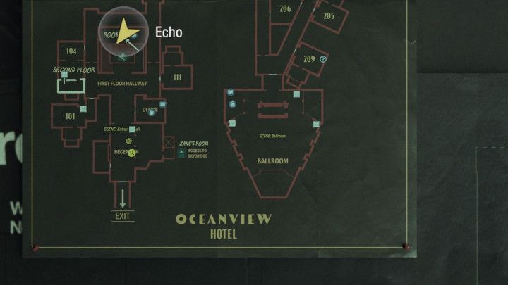 Po dotarciu do naznaczonego mroczną przeszłością pokoju 666, w głębi pomieszczenia czekać będzie na Was Echo - Alan Wake 2: Wszystkie Echa - Alan - Alan Wake 2 - poradnik do gry