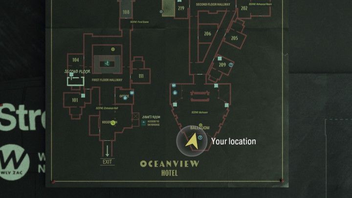 Echo to aktywujecie w Sali balowej hotelu, spoglądając z perspektywy sceny - Alan Wake 2: Wszystkie Echa - Alan - Alan Wake 2 - poradnik do gry