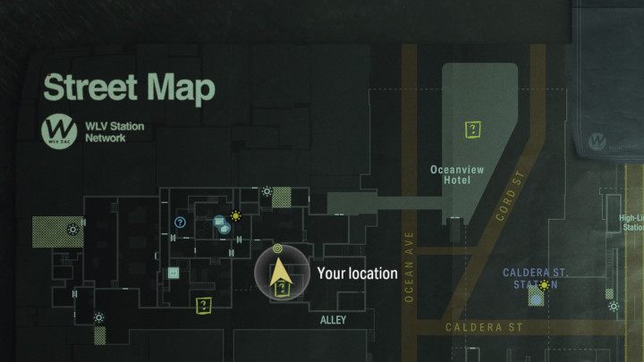 Po dotarciu do wejścia do hotelu oraz baru, skierujcie wzrok ku widocznemu powyżej billboardowi - Alan Wake 2: Wszystkie Echa - Alan - Alan Wake 2 - poradnik do gry