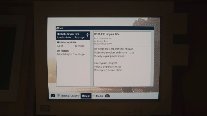 3 - Alan Wake 2: Zagadka klamki do warsztatu z karabinem myśliwskim - Alan Wake 2 - poradnik do gry