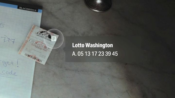 6 - Alan Wake 2: Zagadka otwarcia gabloty z obrzynem w Sklepie wielobranżowym - Alan Wake 2 - poradnik do gry