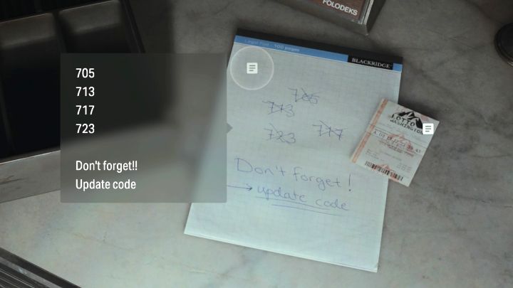 5 - Alan Wake 2: Zagadka otwarcia gabloty z obrzynem w Sklepie wielobranżowym - Alan Wake 2 - poradnik do gry