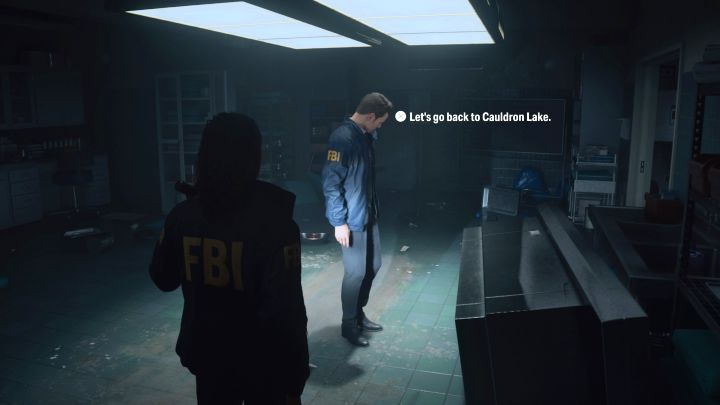 6 - Alan Wake 2: Jak ustalić dokąd udał się Nightingale i opuścić kostnicę? - Alan Wake 2 - poradnik do gry