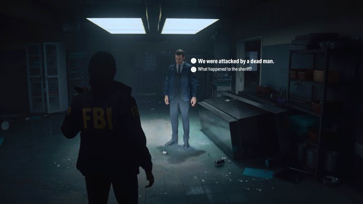 1 - Alan Wake 2: Jak ustalić dokąd udał się Nightingale i opuścić kostnicę? - Alan Wake 2 - poradnik do gry