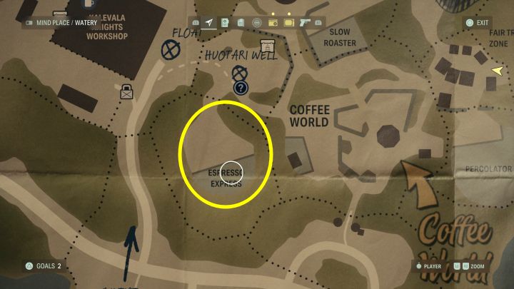 2 - Alan Wake 2: Zagadka układu sterującego w Espresso Express w Coffee World - Alan Wake 2 - poradnik do gry