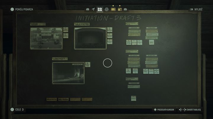 Każda z istotnych fabularnych lokacji w historii Alana podzielona jest na mniejsze segmenty - Alan Wake 2: Pokój pisarza - Alan Wake 2 - poradnik do gry