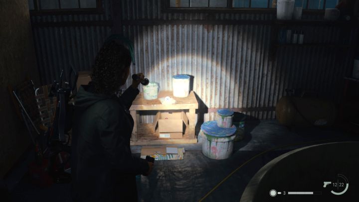 Strona maszynopisu ukryta jest wewnątrz Warsztatu Rycerzy Kalewali, który znajduje się obok Coffee World na mapie Watery - Alan Wake 2: Wszystkie strony maszynopisu - Return 1-3 - Alan Wake 2 - poradnik do gry