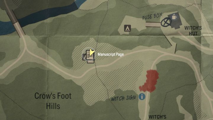 Strona jest na stoliku w lesie w lokacji Crows Foot Hills, którą możecie zbadać dopiero po pokonaniu Nightingalea, dzięki czemu obniży się poziom wody w Cauldron Lake - Alan Wake 2: Wszystkie strony maszynopisu - Return 1-3 - Alan Wake 2 - poradnik do gry
