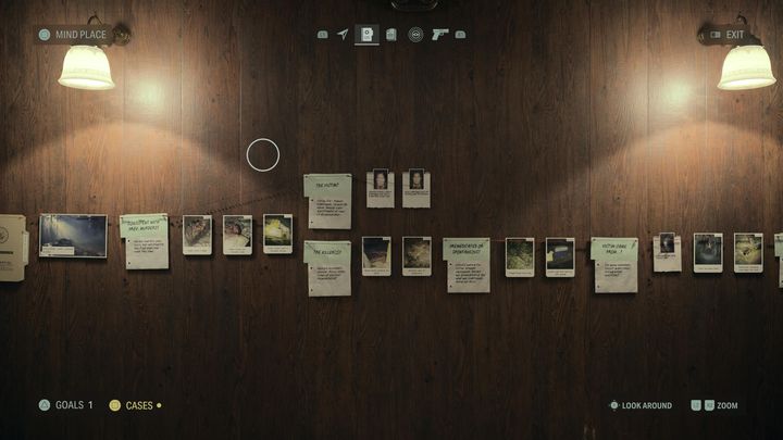 Tablica dochodzeniowa - podstawowe narzędzie Sagi - Alan Wake 2: Miejsce umysłu - Alan Wake 2 - poradnik do gry