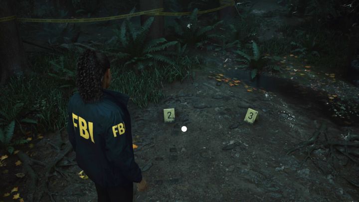 Kontynuujcie badanie miejsca zbrodni i jego okolic - Alan Wake 2: Zagadka zbadania miejsca zbrodni w Cauldron Lake - Alan Wake 2 - poradnik do gry