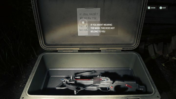 6 - Alan Wake 2: Zagadka skrytki z kuszą myśliwską w Watery - Alan Wake 2 - poradnik do gry