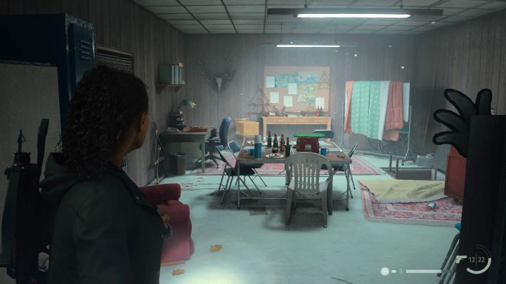 6 - Alan Wake 2: Zagadka kłódki w Warsztacie Rycerzy Kalewali w Watery - Alan Wake 2 - poradnik do gry